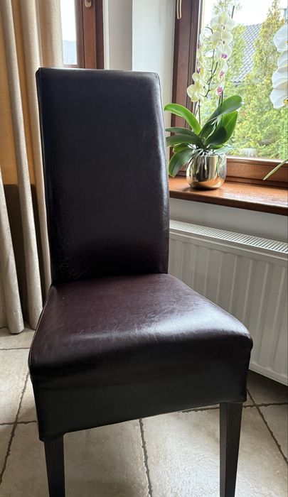 Komplet krzeseł skórzanych Kler 6 sztuk