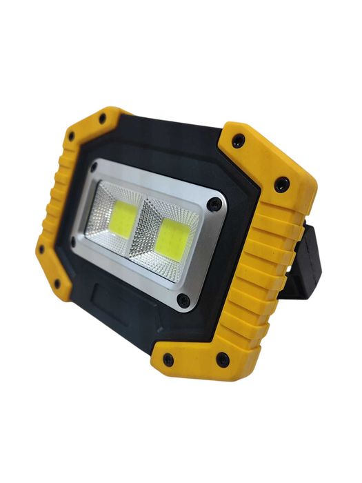 2x NOWA LAMPA robocza LED halogen ładowana przenośna na baterie