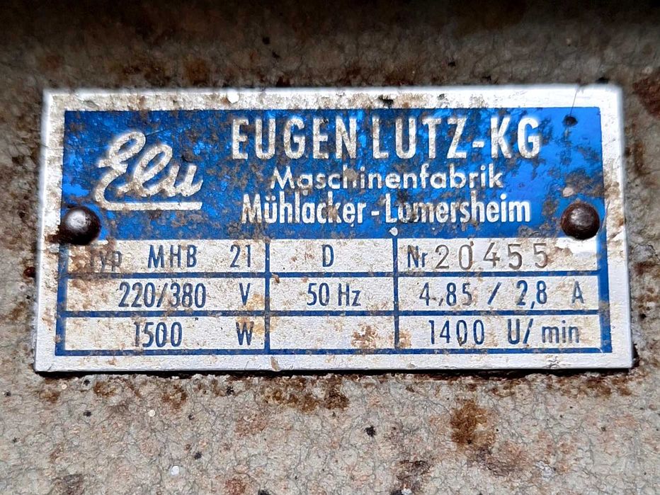 Szlifierka Taśmowa Elu.