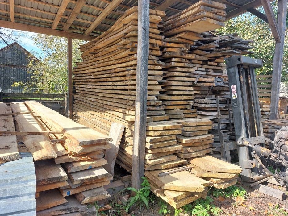 Deski tarcica dąb sosna olcha jesion wiąz czereśnia 27, 40, 50, 70 mm.