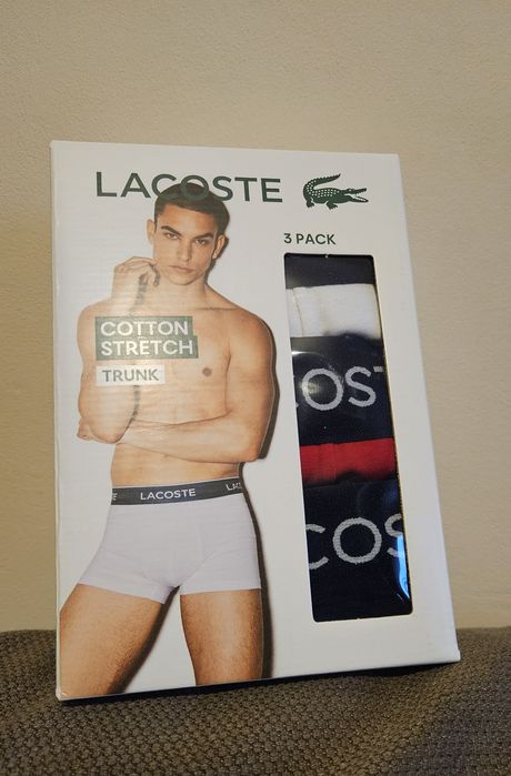 Bokserki męskie Lacoste r.L 3pack