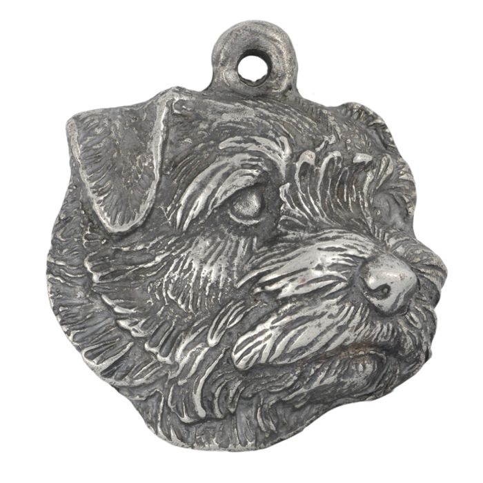 Norfolk Terrier brelok do kluczy posrebrzany Art-Dog
