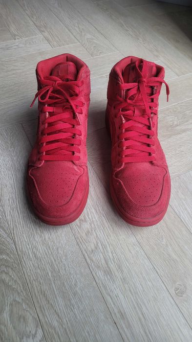 Buty Nike Air Jordan 1 Retro Red Suede 332550-603, roz. 42.5