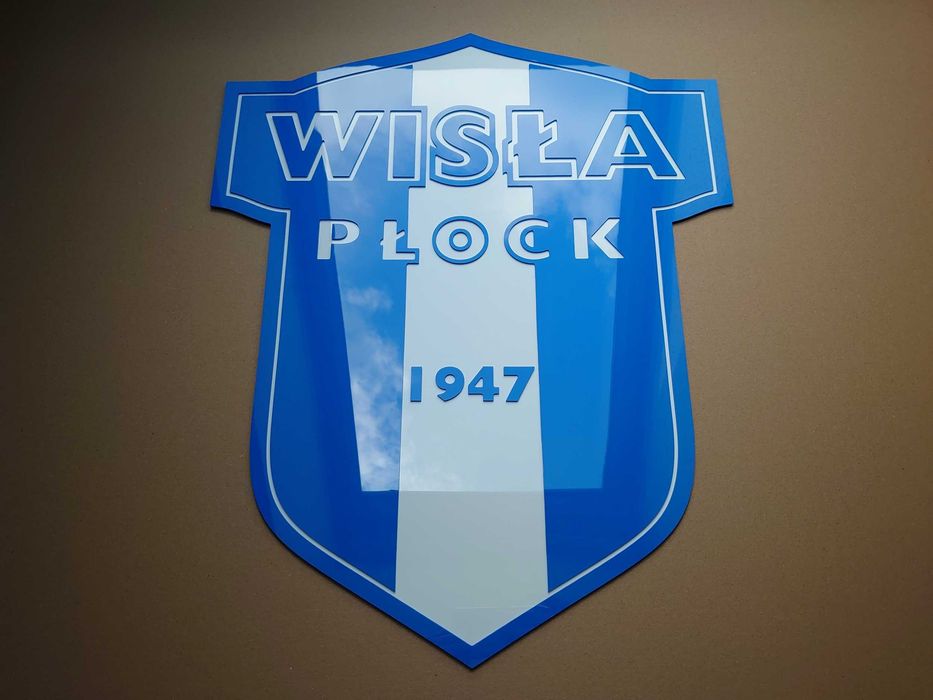 Wisła Płock herb na ścianę do pokoju salonu dla fana klubu 95cm