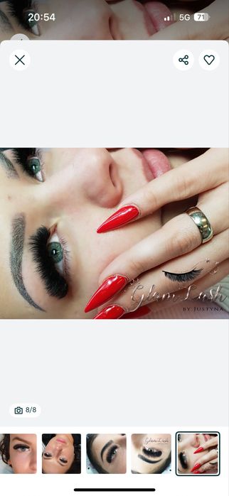 Przedluzanie rzes mega volume objetosci duze i male