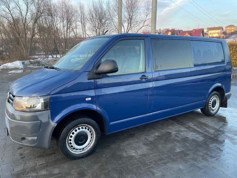 Volkswagen Transporter T5 2.0 TDI L2H1 Long Krajowy Drugi Własciciel Brygadówka