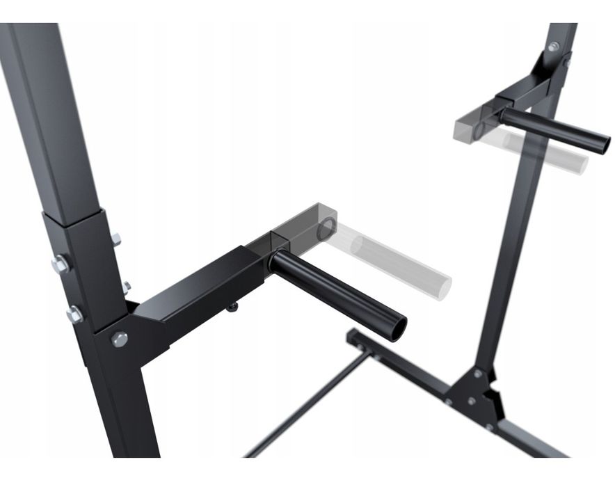 Drążek stacjonarny z poręczą do podciągania