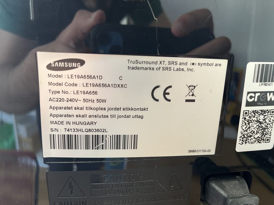 Samsung 19 polegadas (HDMI TV)
