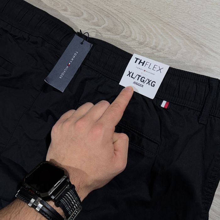 Нові Чорні Штани Карго Томмі Хілфігер Tommy Hilfiger TH, XL, Оригінал