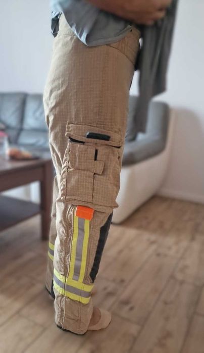 STRAŻ Spodnie pożarnicze strażackie ubranie specjalnego Nomex GoreTex