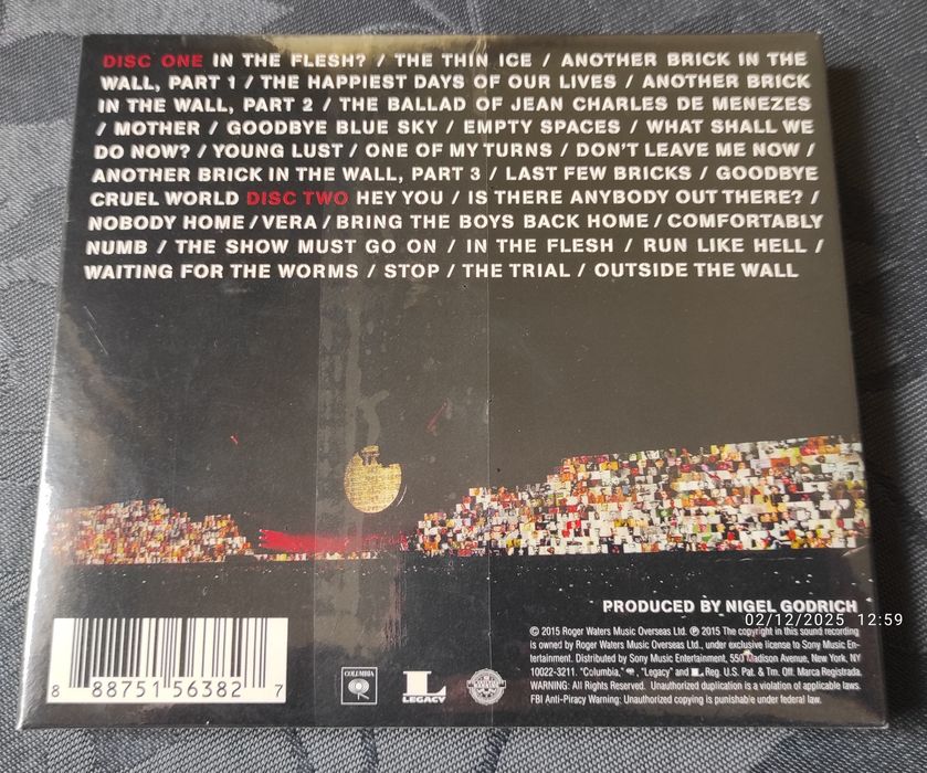 Roger Waters - The Wall 2CD433537654844958721
