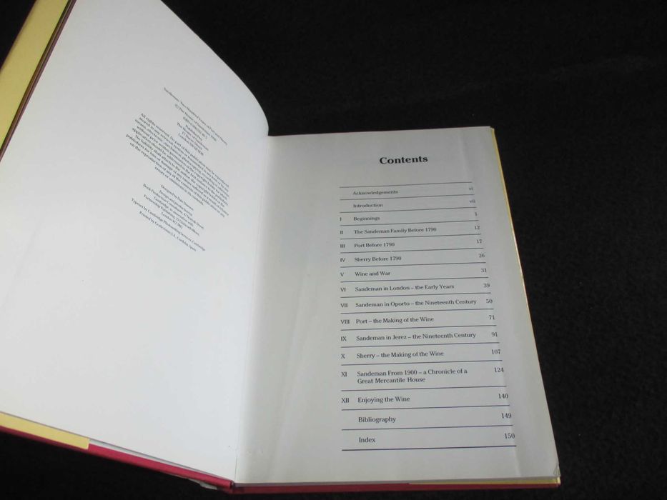 Livro Sandeman Two Hundred Years of Port and Sherry Ned Halley