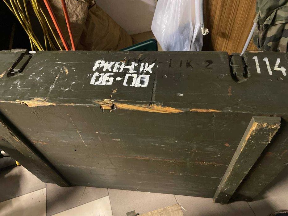 Skrzynia drewniana wzmocniona do PPS wz. 41 - oryginał
