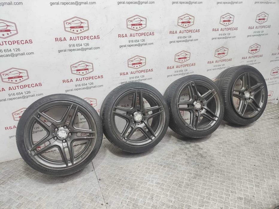 Conjunto Jantes R18 AMG Mercedes Benz Class C W204 2007 a 2015 Original
