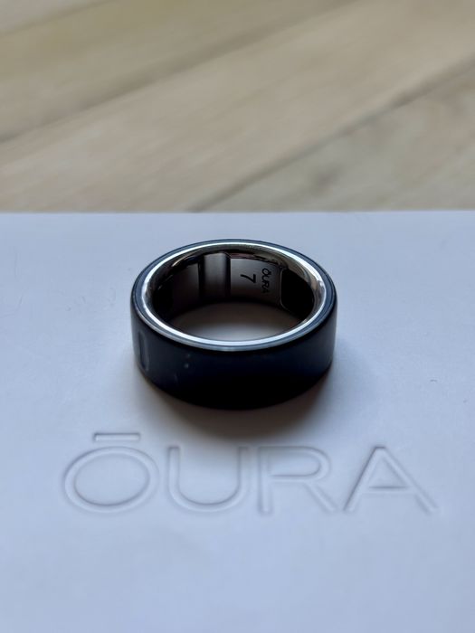 Smartring OURA Ring 5 rozmiar 7 Stealth | pierścień do snu i zdrowia | stan bdb
