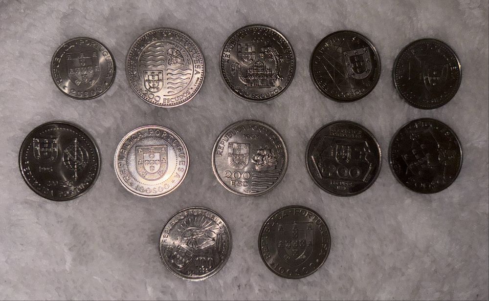 Moedas coleção diversas