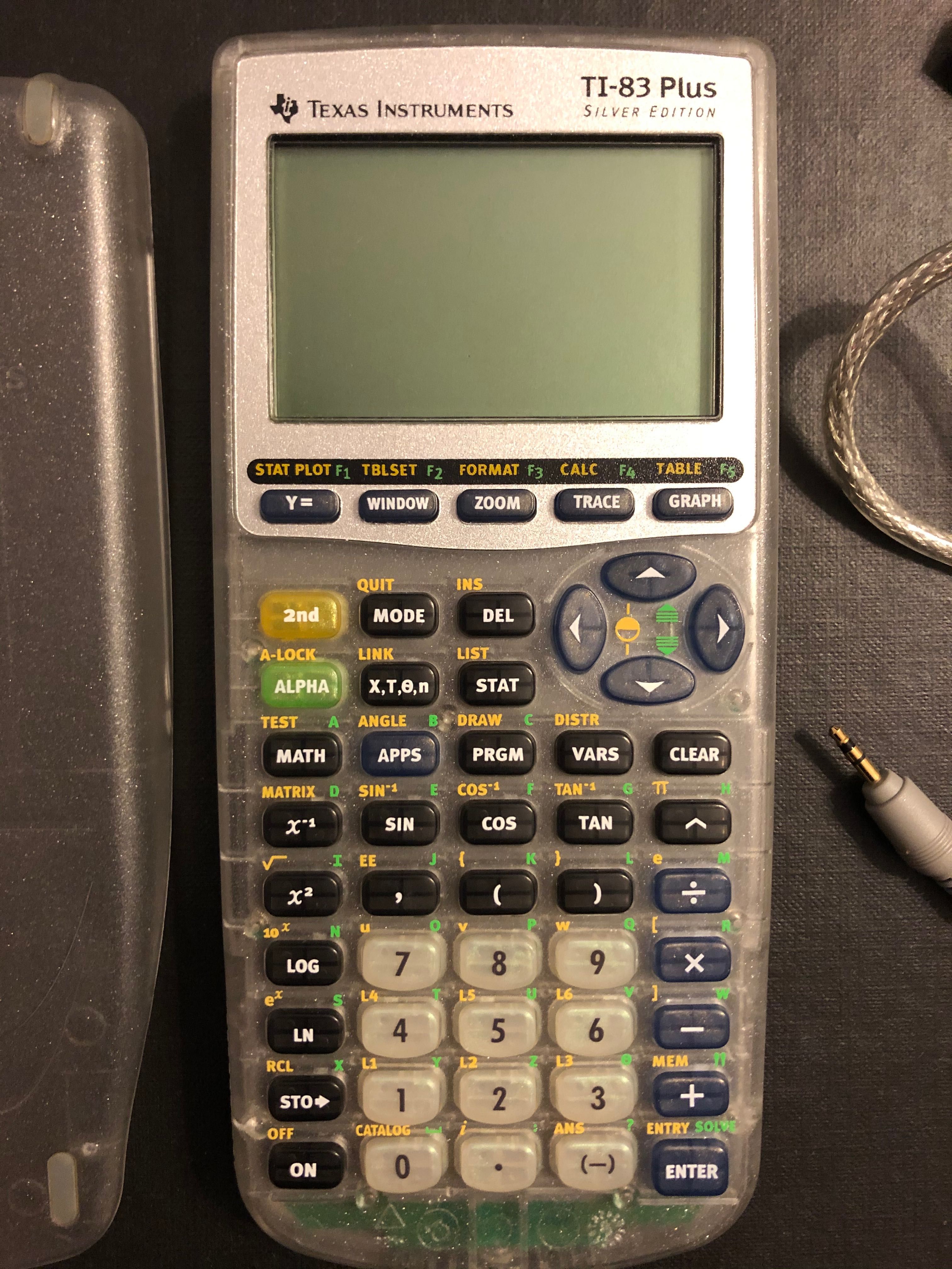 Calculadora Texas Instruments TI 83 Plus Silver Edition Parque das