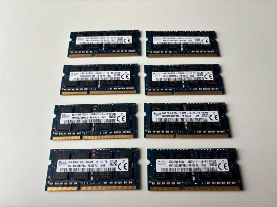 RAM 8GB Hynix DDR3 PC3L-12800s osiem sztuk