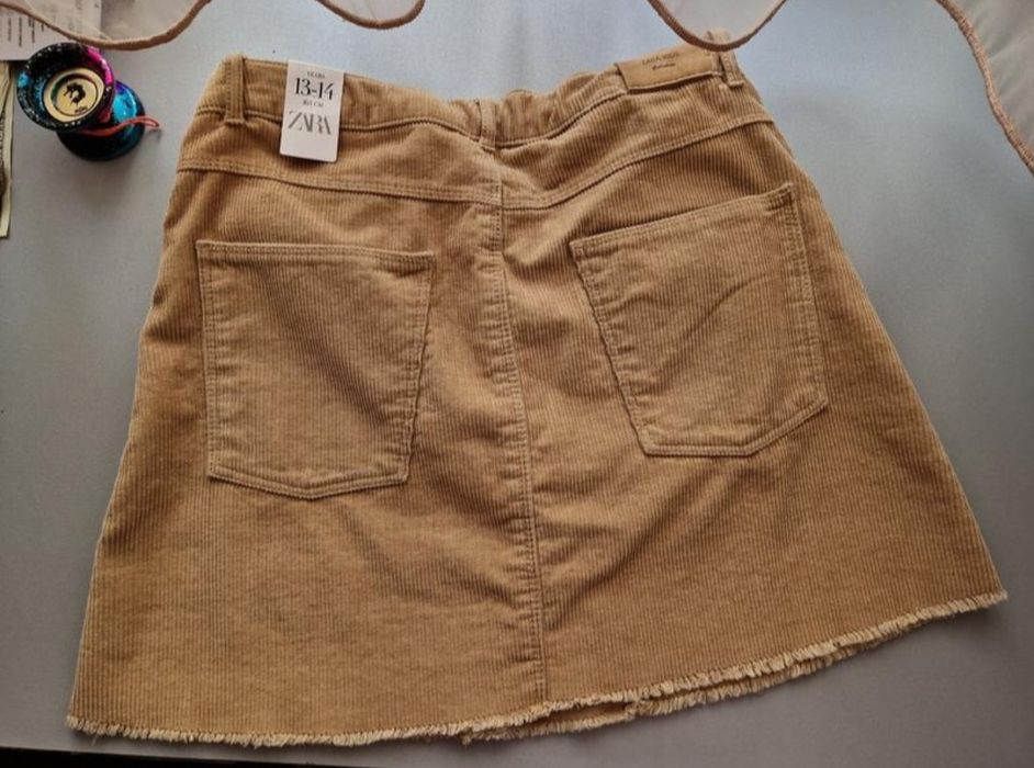 Вельветова спідниця, юбка Zara 13-14 р.