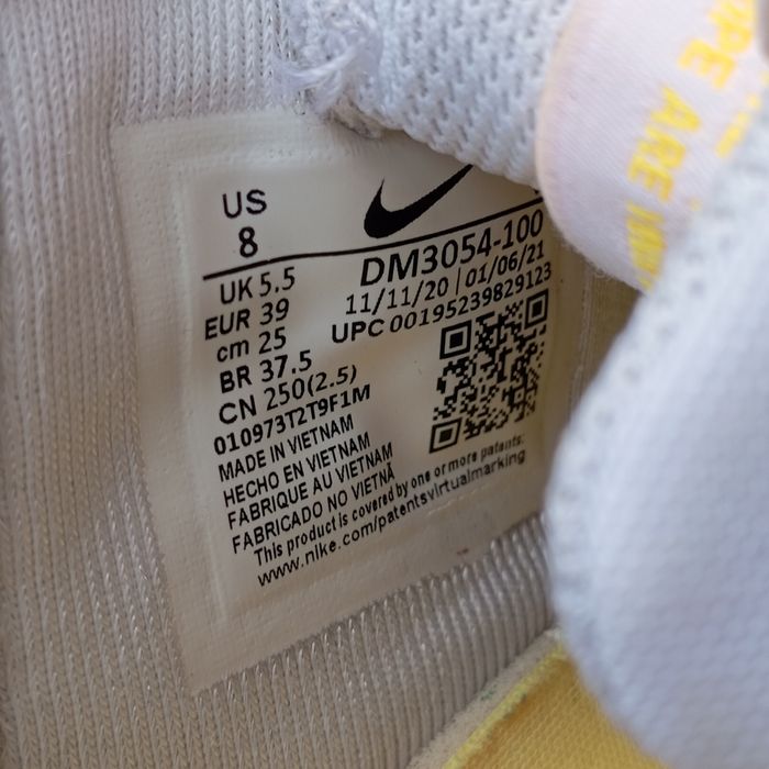 Nike Air Force 1 Pixel Arctic Orange Sneakersy Rozmiar  39