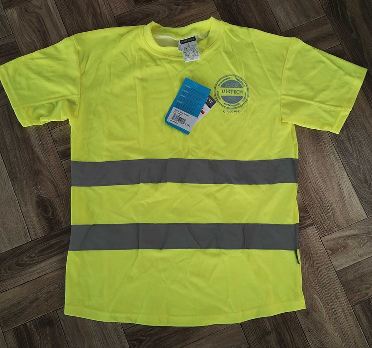 Nowy T-shirt roboczy You rozm. L odblaski