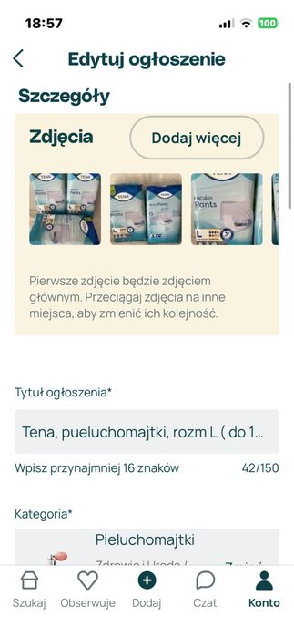 Pieluchomajtki, tena rozm L