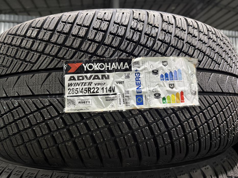Резина зима НОВА Yokohama 285/45 R22 Advan Winter V907 2025 рік Японія