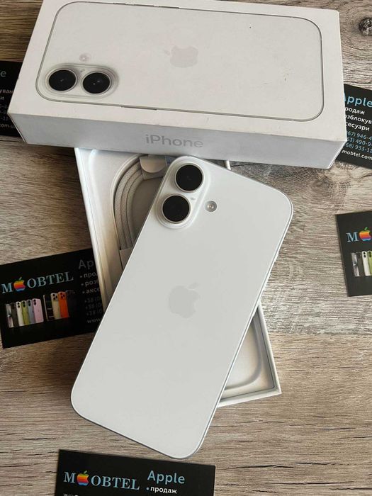 iphone 16 128gb new e sim акб 100% айфон новий