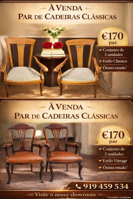 Canapé + dois cadeirões antiquíssimos