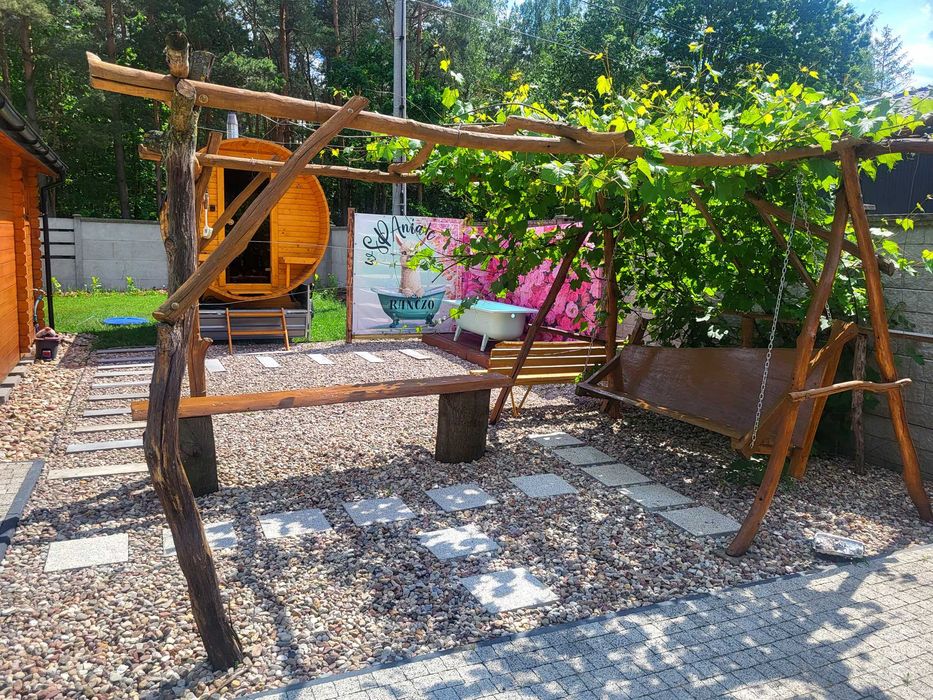 Miejsce domek na urodziny wieczór panieński kawalerski jacuzzi sauna