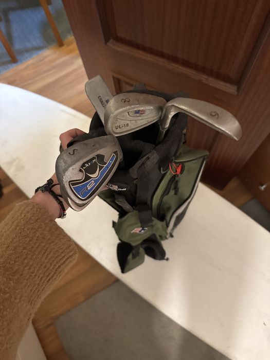 Mala de golf com tacos U.S kids Golf