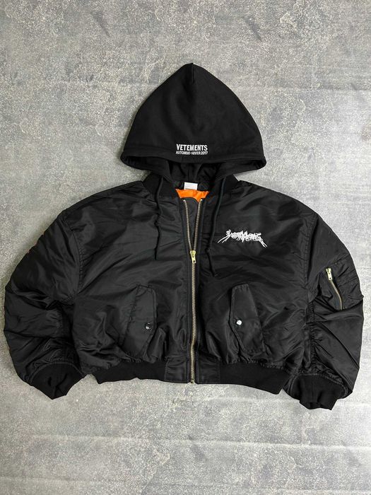 Бомбер Vetements Total Fucking Darkness Bomber Jacket MA-1 куртк — zdjęcie 3