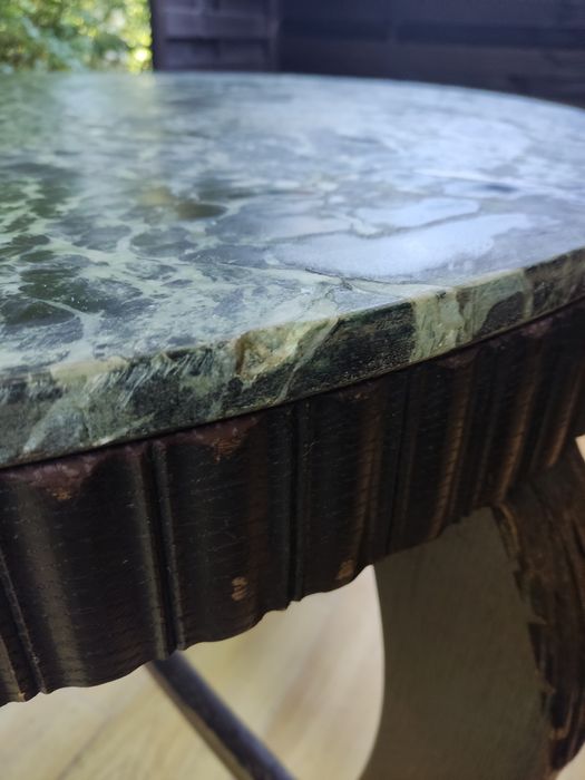 Stol przedwojenny marmurowy blat