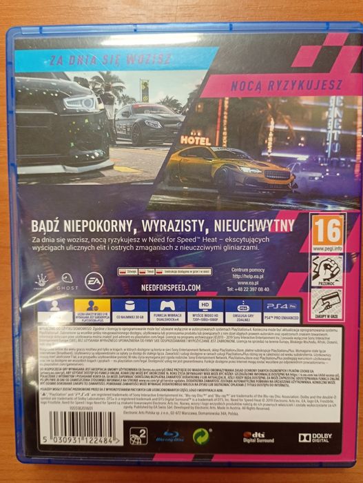 Need For Speed Heat PS4 PS5 Polski Dubbing