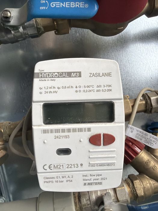 Liczniki hydrauliczne 14 szt skrzynek