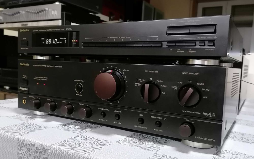Amplificador Technics SU-VX600 + Sintonizador Technics ST-610L