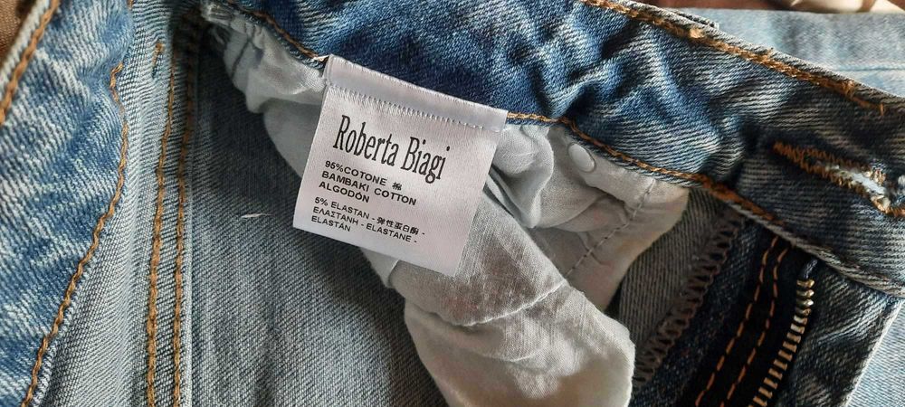 Calças de ganga mulher Roberta Biagi novas