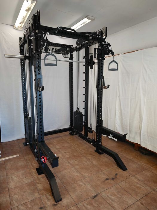 Power Rack + suwnica smitha + brama NOWA maszyna fitness sprzęt siłowy siłownia