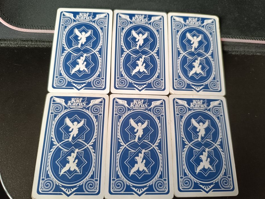 Cartas Kid Icarus e KingdomHearts