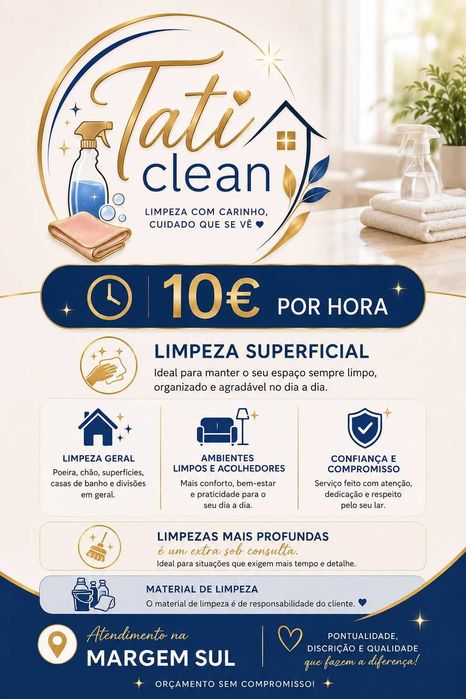 Limpezas domésticas e condomínios