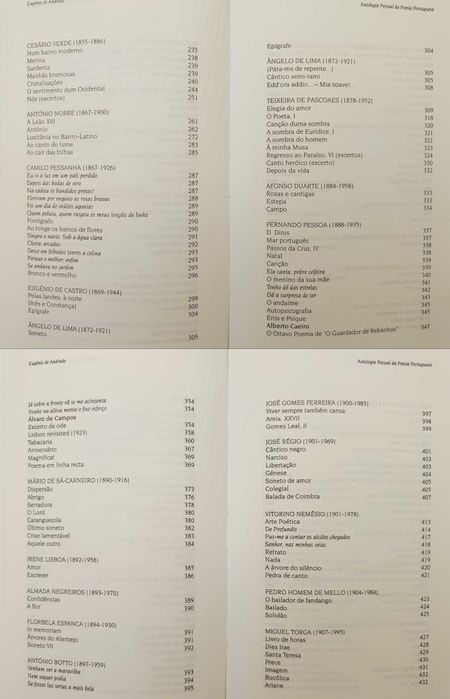 Eugénio de Andrade - Antologia Pessoal da Poesia Portuguesa (portes incl.)