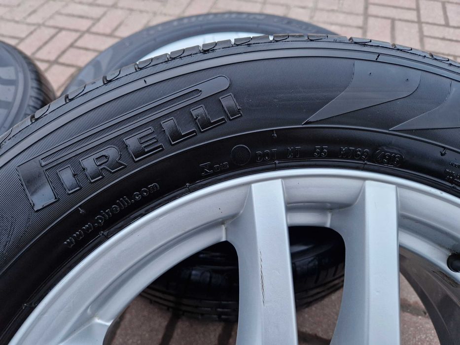 Komplet Kół Felgi 17 Cali 5x120 BMW X5 X3 E53 Opony PIRELLI LATO ET40