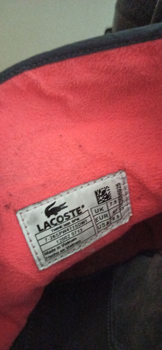 Buty jesienne marki Lacoste