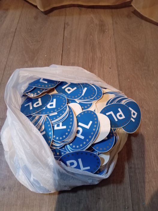 Naklejki PL dużo
