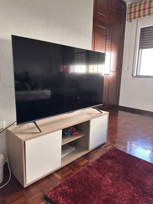 TCL 55C655 QLED 55” 4K Ultra HD Smart TV + Mesa – Como Nova