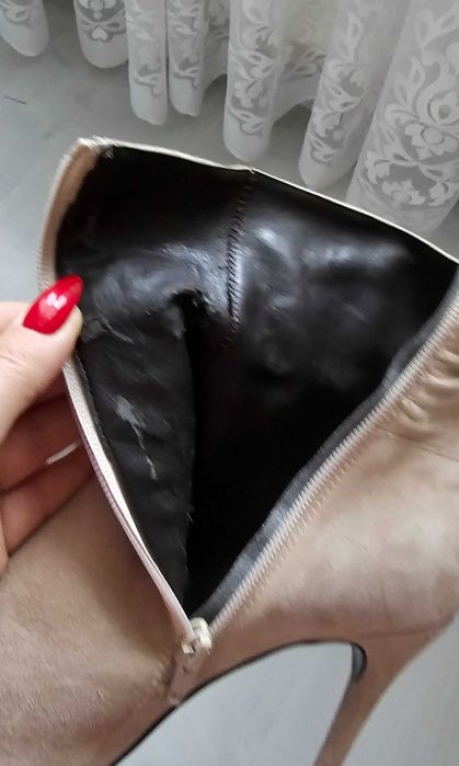 Mai Piu Senza botki beżowe  roz 41