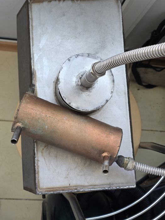 Дистилятор мідь Бак  нержавіюча сталь