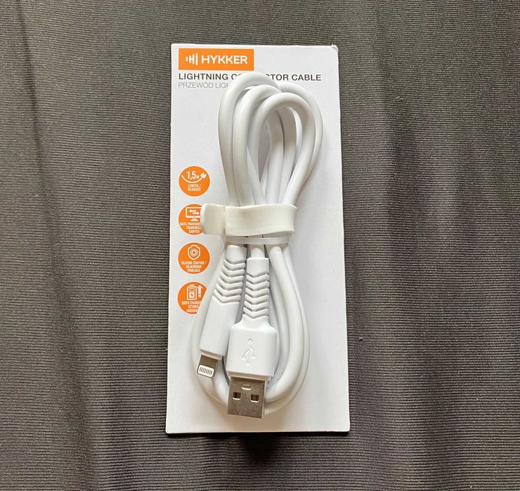 Kabel Ładowarka Lightning iPhone iPad iPod 1,5 m