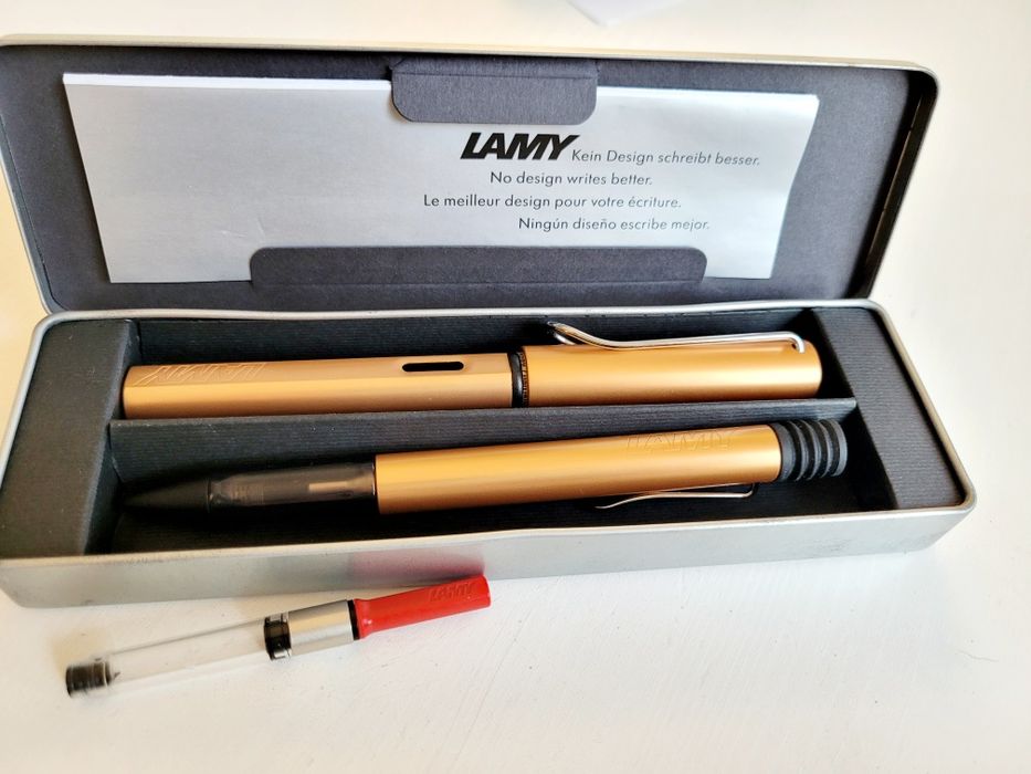 LAMY zestaw prezentowy pióro wieczne, długopis, konwerter, nie używane
