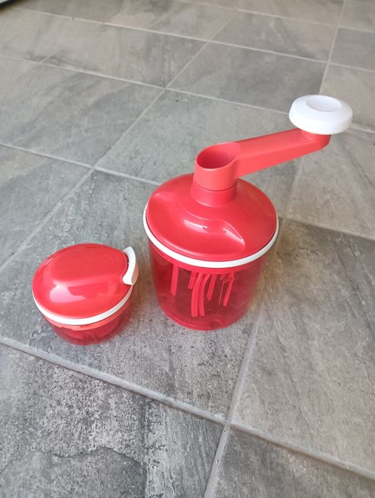 Triturador Quick chef 3 lâminas manual tupperware